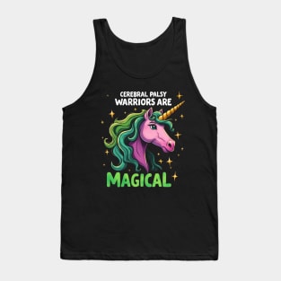 Cerebral Palsy Warriors Unicorn Magical Empowering Tank Top